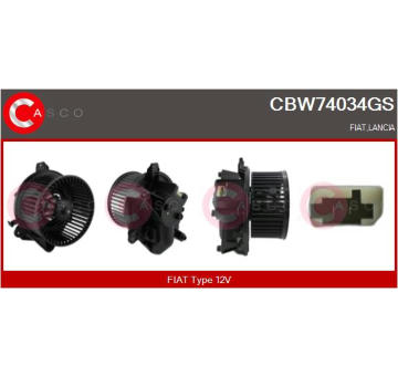 vnitřní ventilátor CASCO CBW74034GS