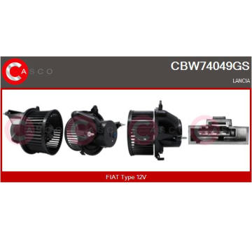 Vnútorný ventilátor CASCO CBW74049GS