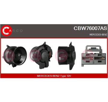 Uhlíkový kartáč, startér CASCO CBM40012AS