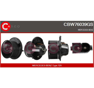 vnitřní ventilátor CASCO CBW76039GS