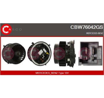 vnitřní ventilátor CASCO CBW61000GS