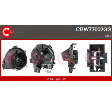 vnitřní ventilátor CASCO CBW61600GS