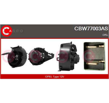 vnitřní ventilátor CASCO CBW77003AS