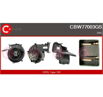 vnitřní ventilátor CASCO CBW61602GS