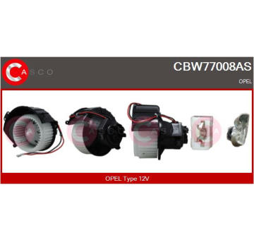 Vnútorný ventilátor CASCO CBW77008AS