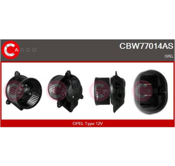 Vnútorný ventilátor CASCO CBW77014AS