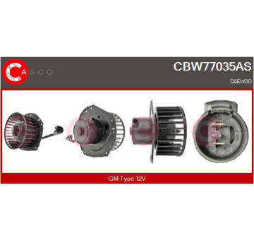 vnitřní ventilátor CASCO CBW70004AS
