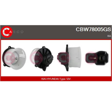 vnitřní ventilátor CASCO CBW78005GS