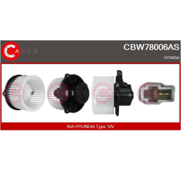 vnitřní ventilátor CASCO CBW70013AS