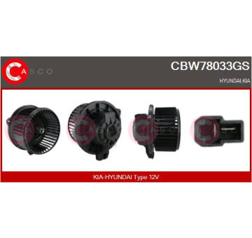 vnitřní ventilátor CASCO CBW78033GS