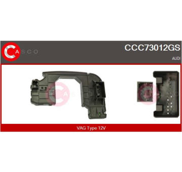 Předřazený odpor, elektromotor (ventilátor chladiče) CASCO CRS71047AS
