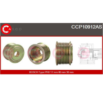 AGR-Ventil CASCO CVG77013GS