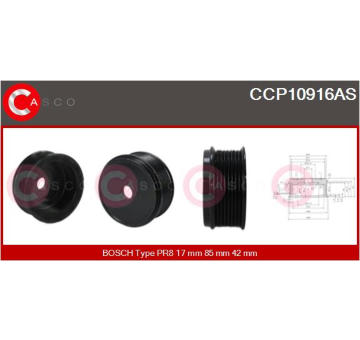 AGR-Ventil CASCO CVG77021AS