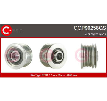 Elektromagnetický spínač, startér CASCO CSO15172AS