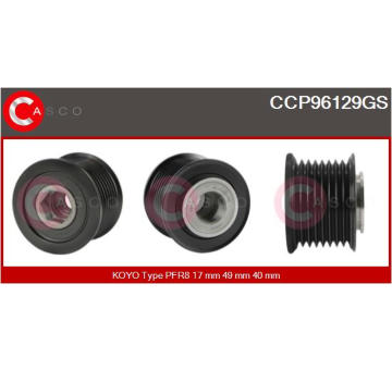 Pastorek, startér CASCO CDR10146AS