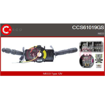 Vystrazny kontakt, opotrebeni oblozeni CASCO CSE73A67AS