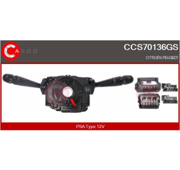 Spínač řízení CASCO CCS70136GS
