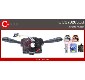 Spínač řízení CASCO CCS70263GS