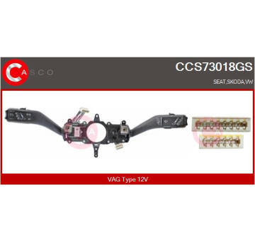 Spínač řízení CASCO CCS73018GS