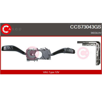 Spínač řízení CASCO CCS73043GS