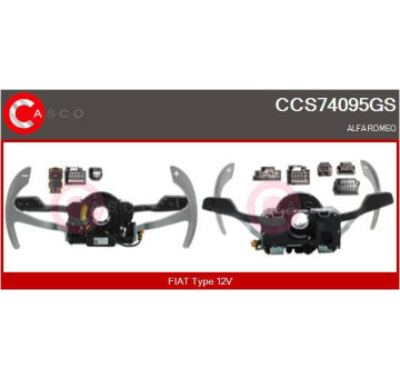 Ventilátor chladenia motora CASCO CEF73364AS