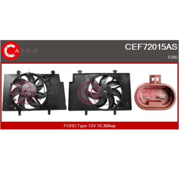 Elektromotor, větrák chladiče CASCO CEF72015AS