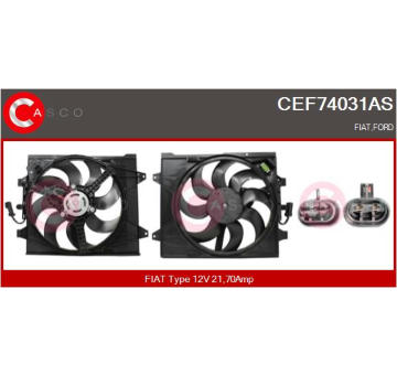 Elektromotor, větrák chladiče CASCO CEF74031AS