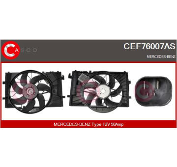 Elektromotor, větrák chladiče CASCO CEF76007AS