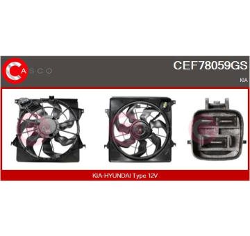 Spojka, větrák chladiče CASCO CVF67000AS