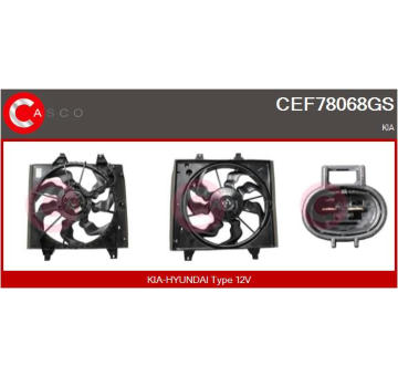 Spojka, větrák chladiče CASCO CVF67005AS
