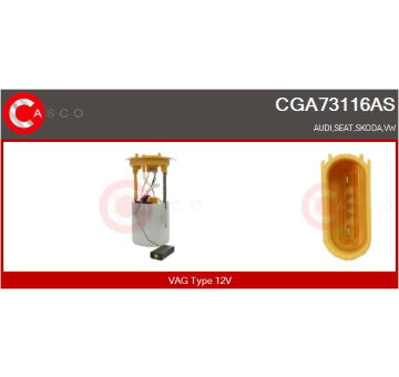 Motor stieračov CASCO CWM14100AS