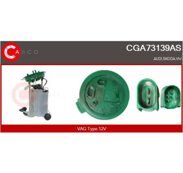 Motor stieračov CASCO CWM15143AS