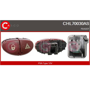 Spínač riadenia CASCO CLS73407GS