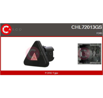 Drżiak uhlíkov CASCO CBH10109AS