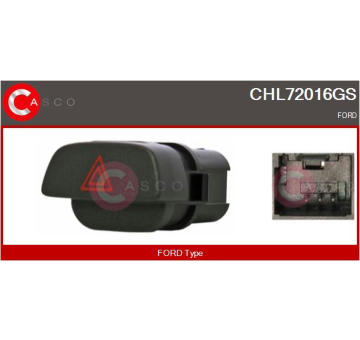 Drżiak uhlíkov CASCO CBH10111AS
