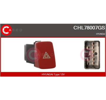 Spínač řízení CASCO CLS71033AS