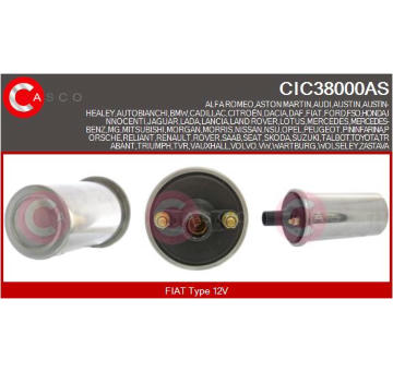 Drżiak uhlíkov CASCO CBH10148AS