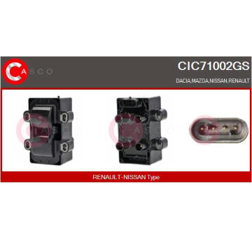 Spínač riadenia CASCO CLS77034GS