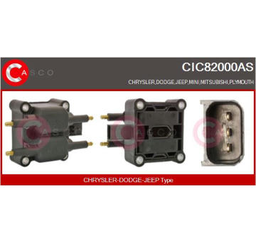 Vodní čerpadlo ostřikovače, čistění skel CASCO CWP82005AS