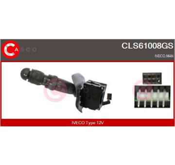 Spínač, zvedací zařízení oken CASCO CWR77005AS