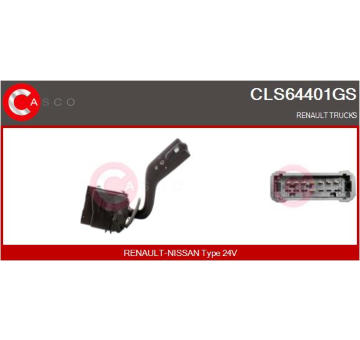 Spínač, zvedací zařízení oken CASCO CWR70132GS