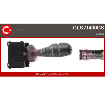 Spínač, zvedací zařízení oken CASCO CWR73027AS