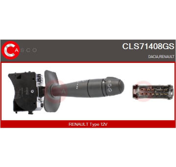 Spínač, zvedací zařízení oken CASCO CWR73038AS