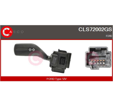 Spínač, zvedací zařízení oken CASCO CWR74014AS