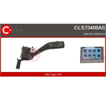 Spínač elektrického otvárania okien CASCO CWR75012AS