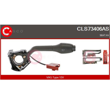 Spínač elektrického otvárania okien CASCO CWR75019AS