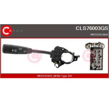 Spínač elektrického otvárania okien CASCO CWR76036AS