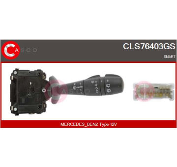 Spínač, zvedací zařízení oken CASCO CWR77011AS