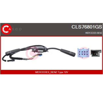 Spínač, zvedací zařízení oken CASCO CWR77017AS