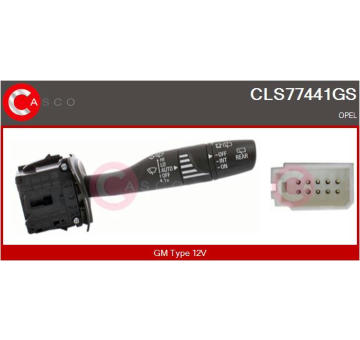 Spínač, zvedací zařízení oken CASCO CWR84007AS